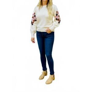 NEW SO ME skyler sweater in ivory
